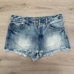 Free People Cut Off Jean Shorts